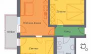 Grundriss Ferienwohnung Morgensonne