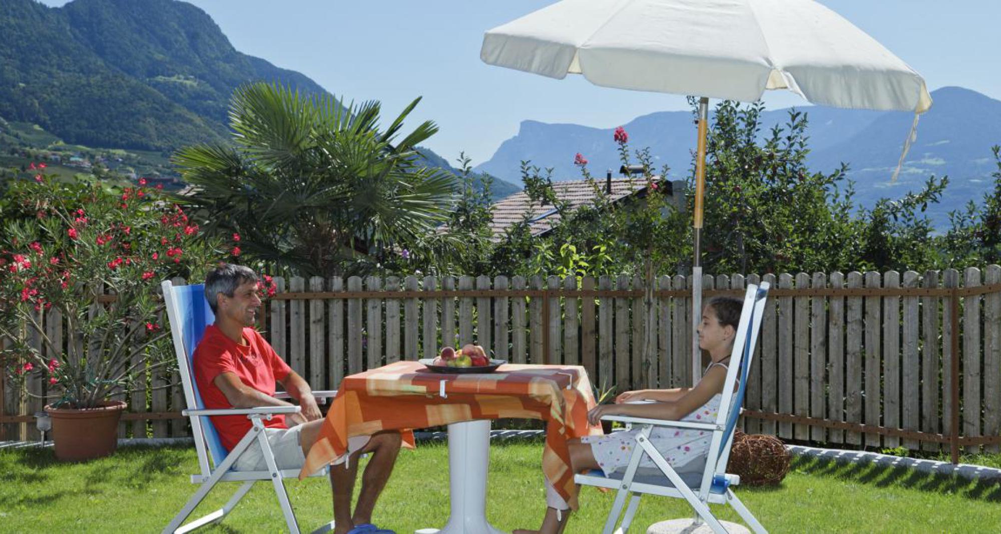 Garten Langeshof in Kuens bei Meran