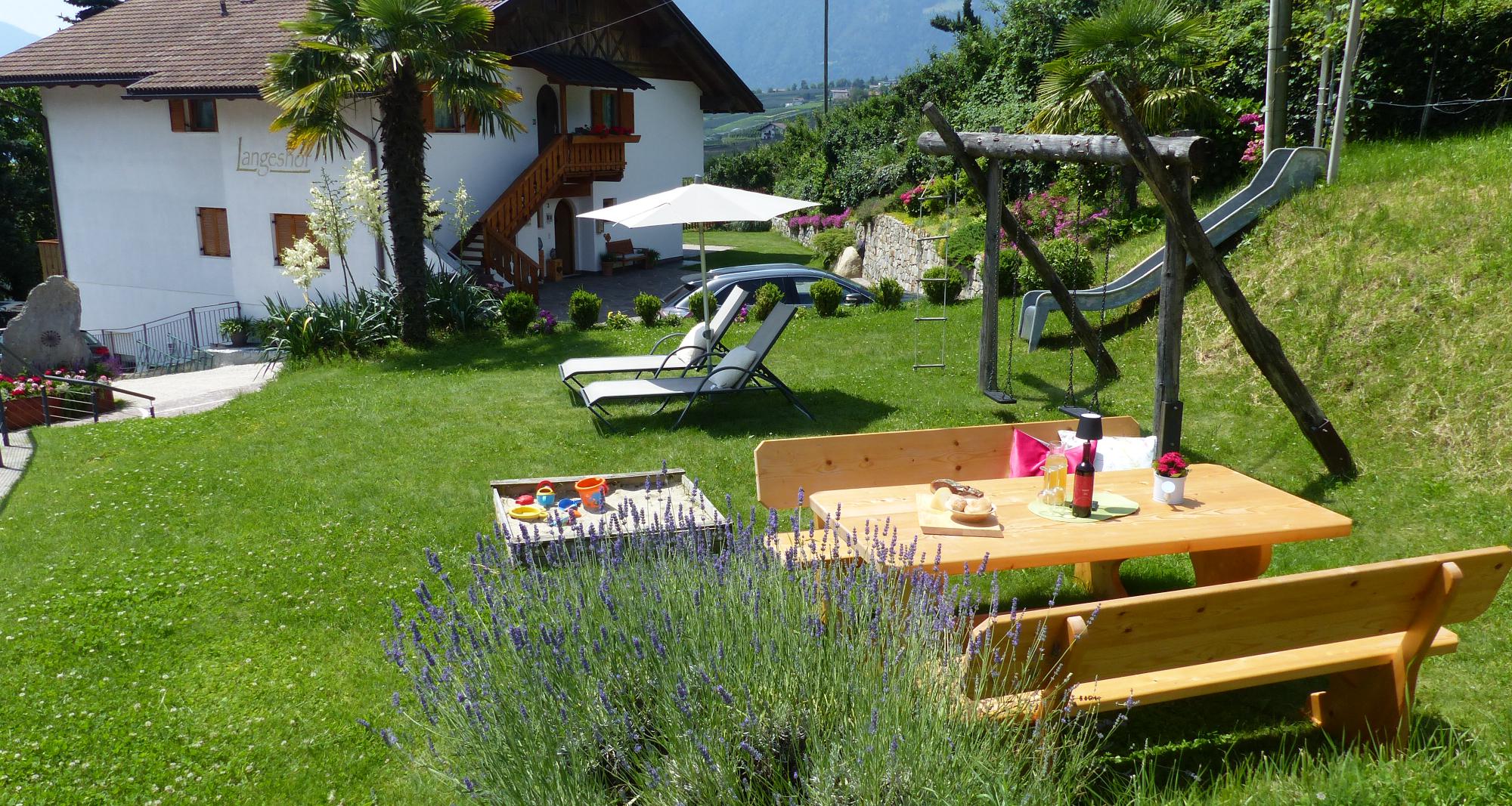 Langeshof in Kuens bei Meran in Südtirol/Italien