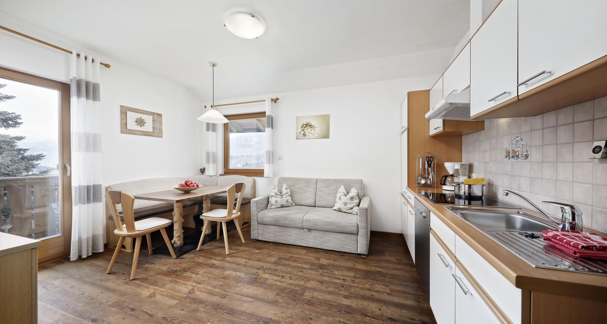 Apartment/Ferienwohnung Abendrot am Langeshof in Kuens bei Meran